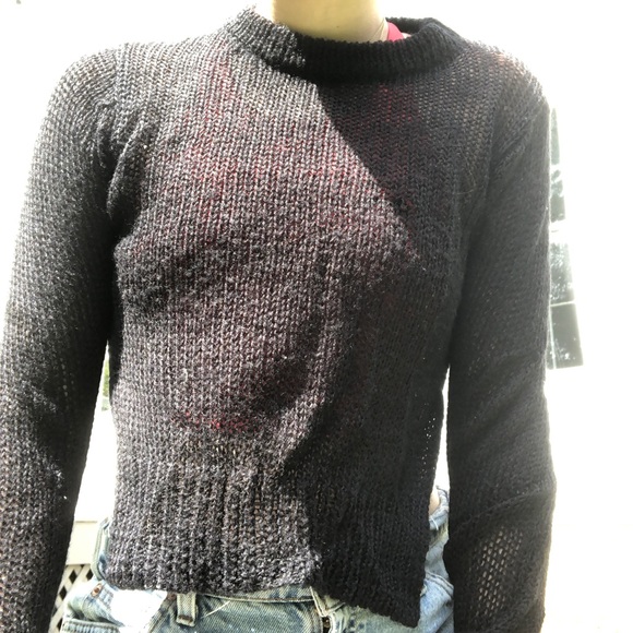 CHEAP MONDAY MEGHAN OPEN KNIT SWEATER - Picture 2 of 4